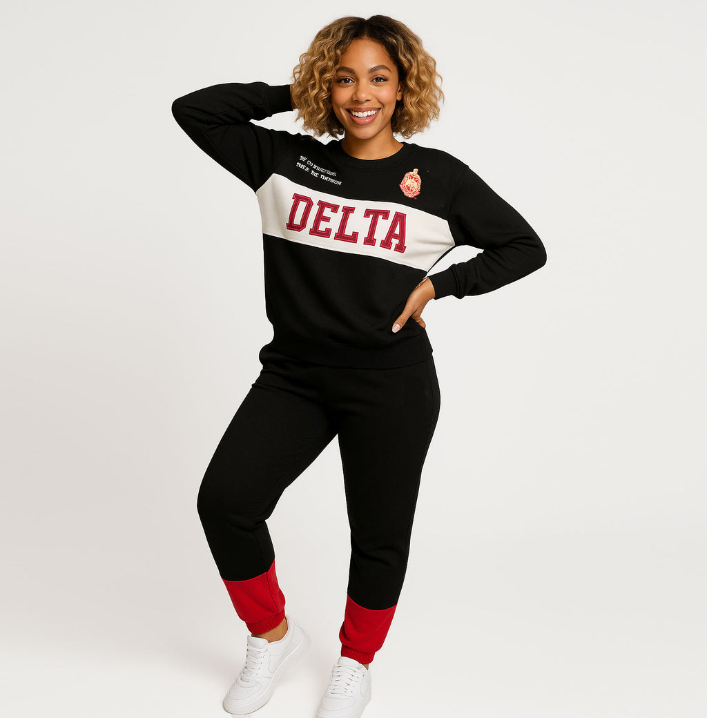 DST Color Block Sweatsuit – Sacred Heart Collections