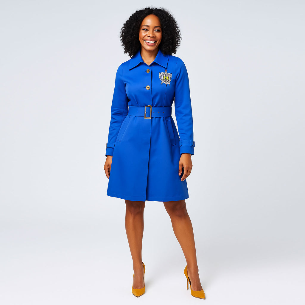 Sigma Gamma Rho Trench Coat XL / BLUE Sigma Gamma Rho Trench Coat XL / BLUE