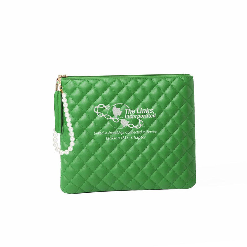 The Links, Inc. - Jackson (MS) Chapter Quilted Tech Pouch
