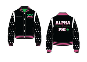 Alpha Phi - Spring 2009 Pearl Studded Cropped Jacket