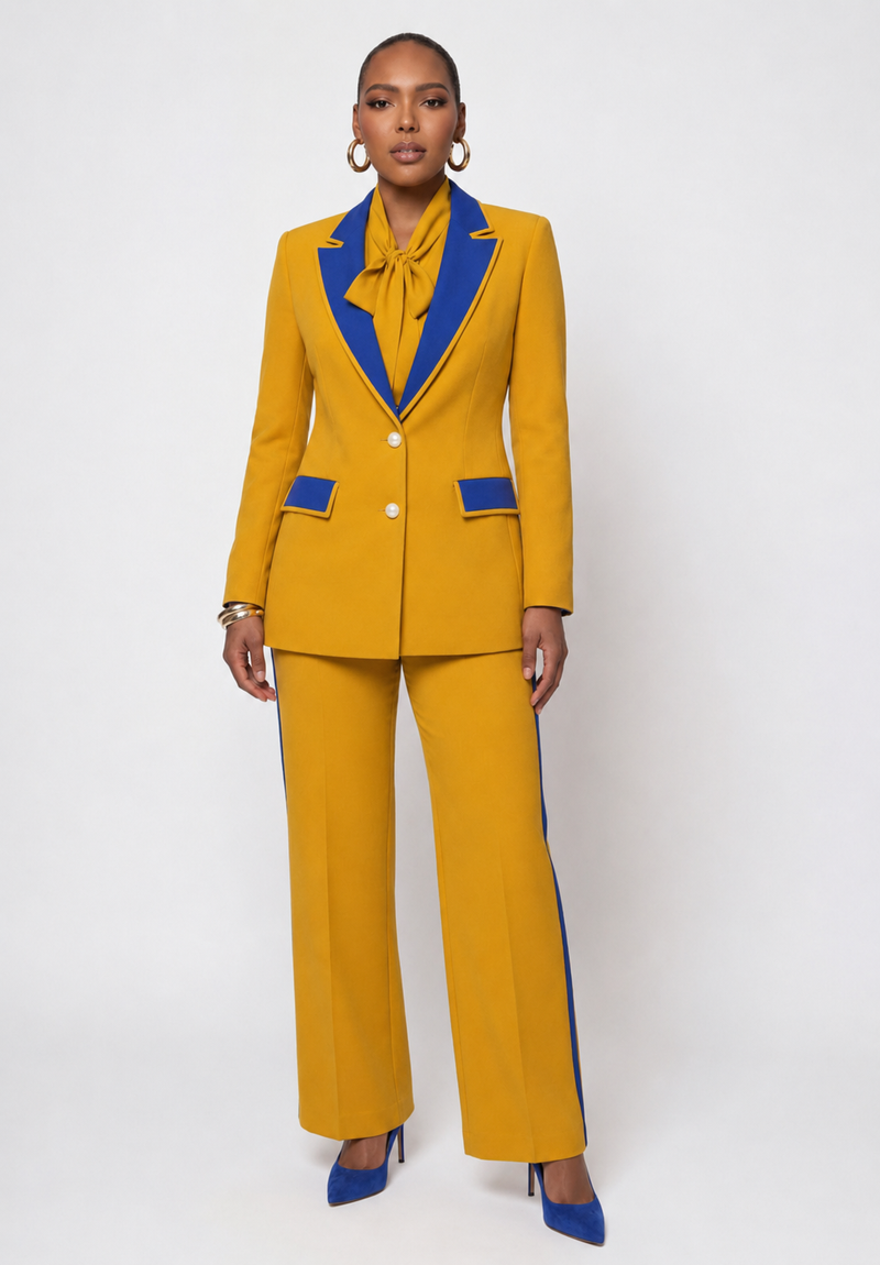 Sigma Gamma Rho Block Lapel Blazer