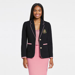 AKA Knit Tipped Blazer S / Black AKA Knit Tipped Blazer S / Black