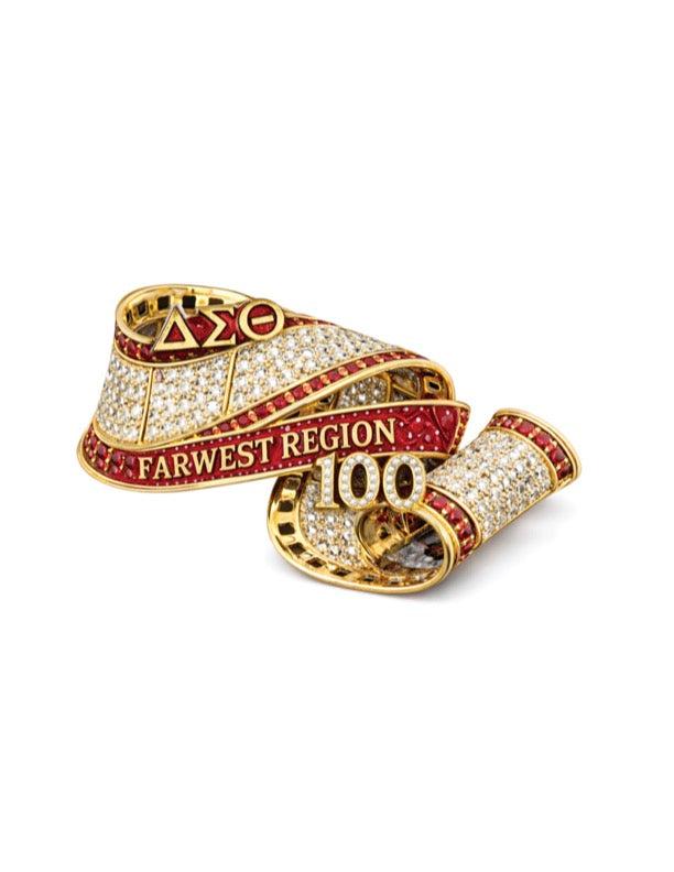 DELTA SIGMA THETA FARWEST REGION COMMEMORATIVE BROOCH