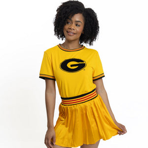 grambling jersey dress Women's Fergo Black Grambling Tigers Jersey Dress