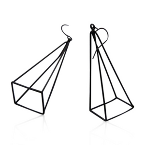3D TRIANGLE EARRINGS – Sacred Heart Collections