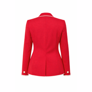 DST Knit Tipped Blazer – Sacred Heart Collections