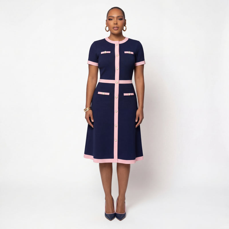 Jack and Jill Short Sleeve Knit Dress