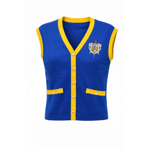 SIGMA GAMMA RHO V-NECK VEST – Sacred Heart Collections