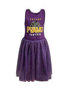 FUTURE PVAMU PANTHER Youth TUTU DRESS Youth L / Purple FUTURE PVAMU PANTHER Youth TUTU DRESS Youth L / Purple