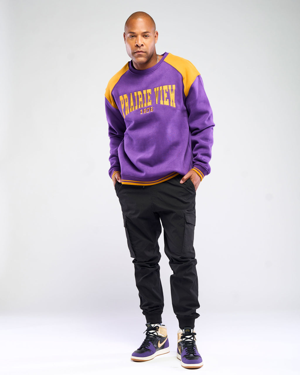PVAMU UNISEX COLORBLOCK SWEATSHIRT – Sacred Heart Collections